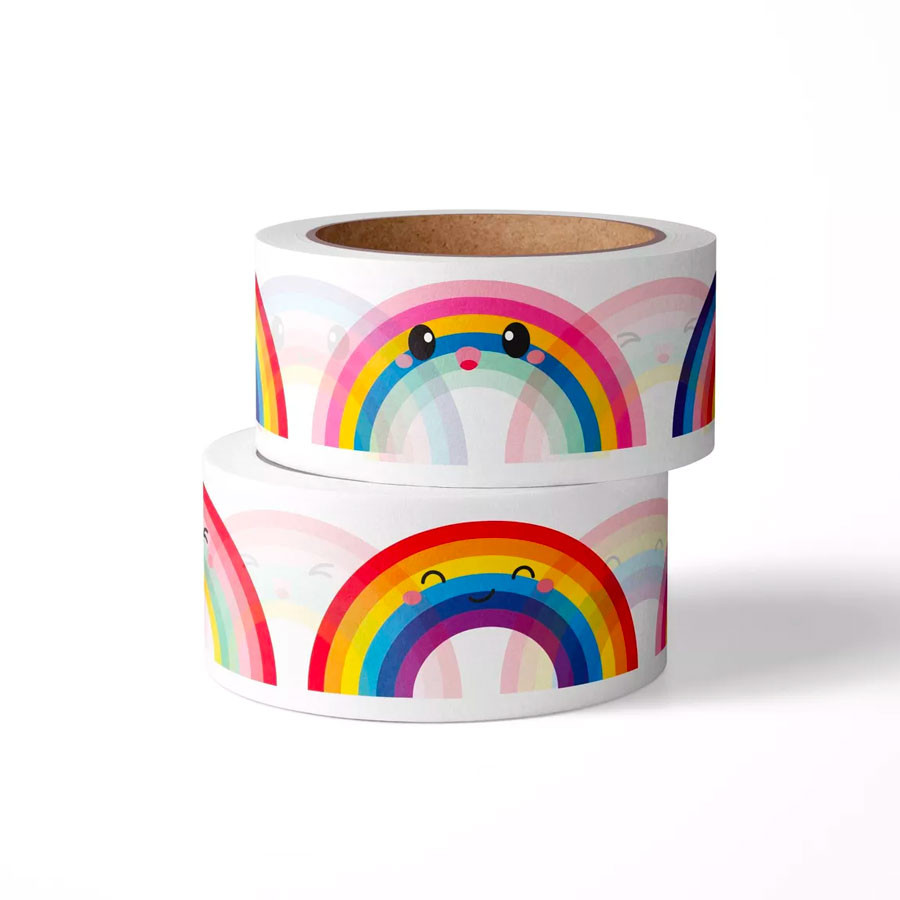 Washi Tape - Regenbogen Kawaii