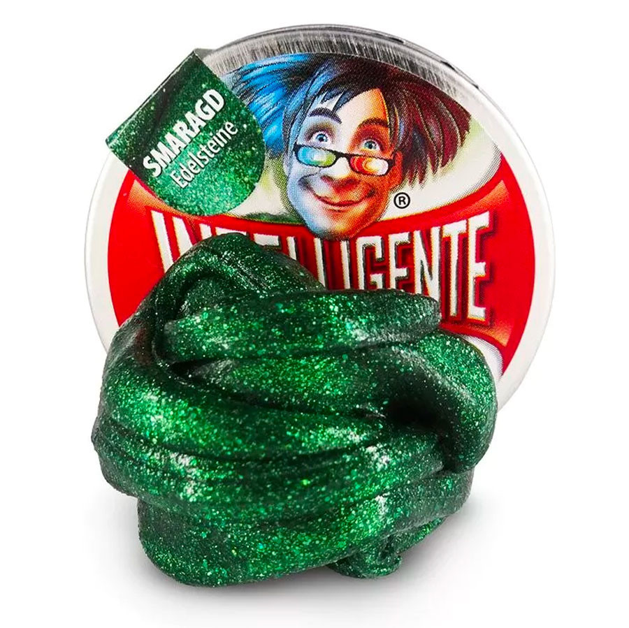 Intelligente Knete - Smaragd Edelsteine