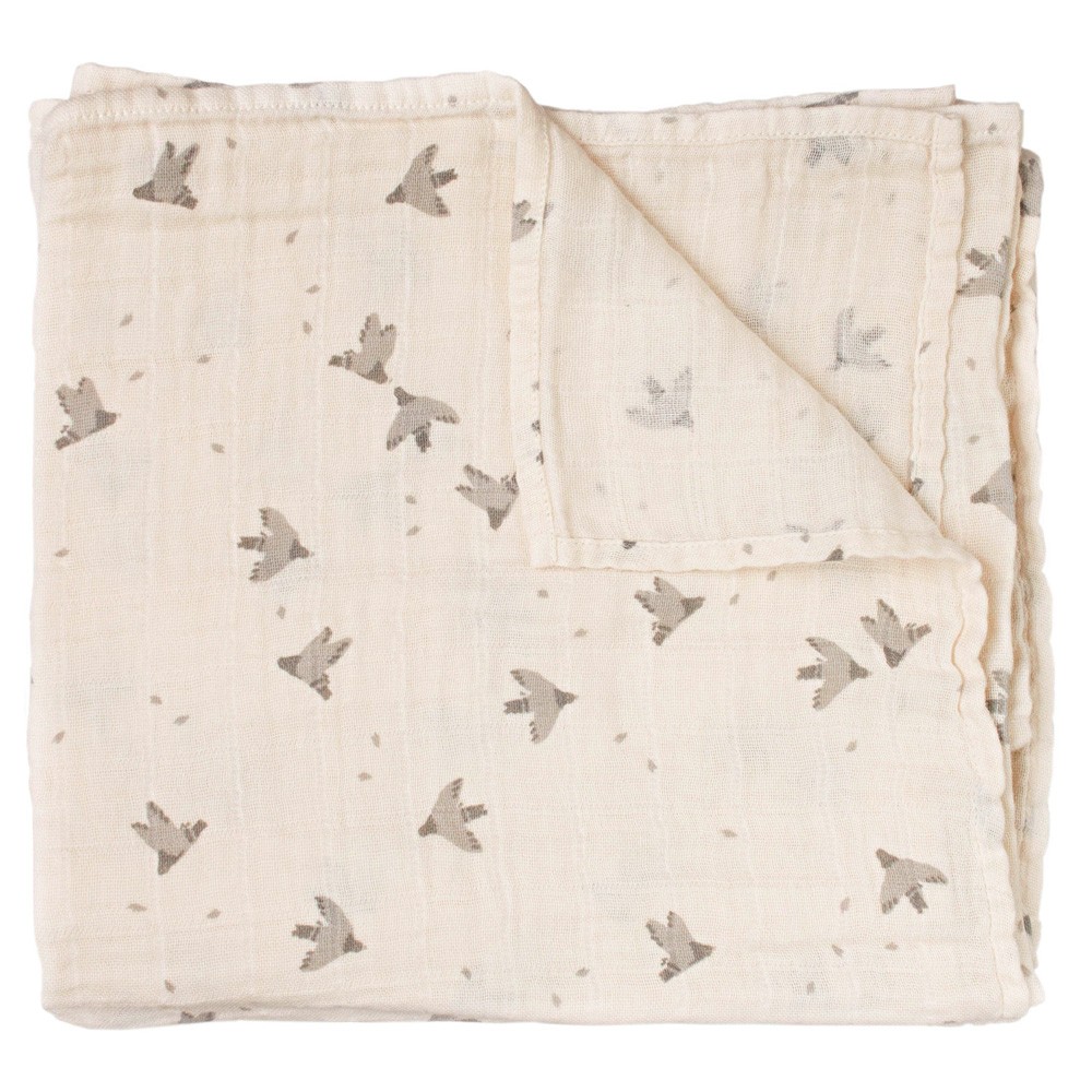 Main Sauvage - Swaddle "Pigeons" 110 x 110cm