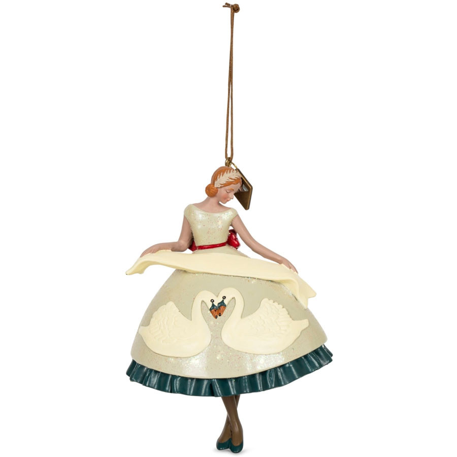 Konges Slojd - Weihnachtsanhänger - Ballerina Schwan