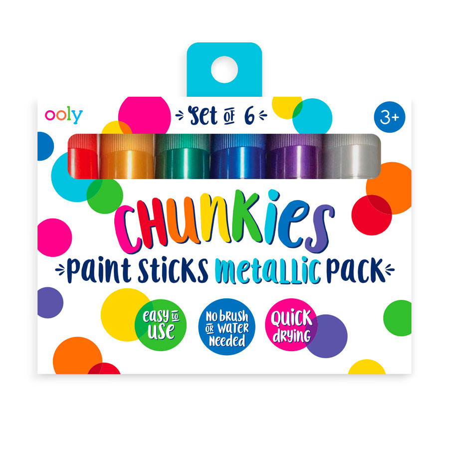 OOLY - Chunkies Metallic Farbstifte - 6 Stk