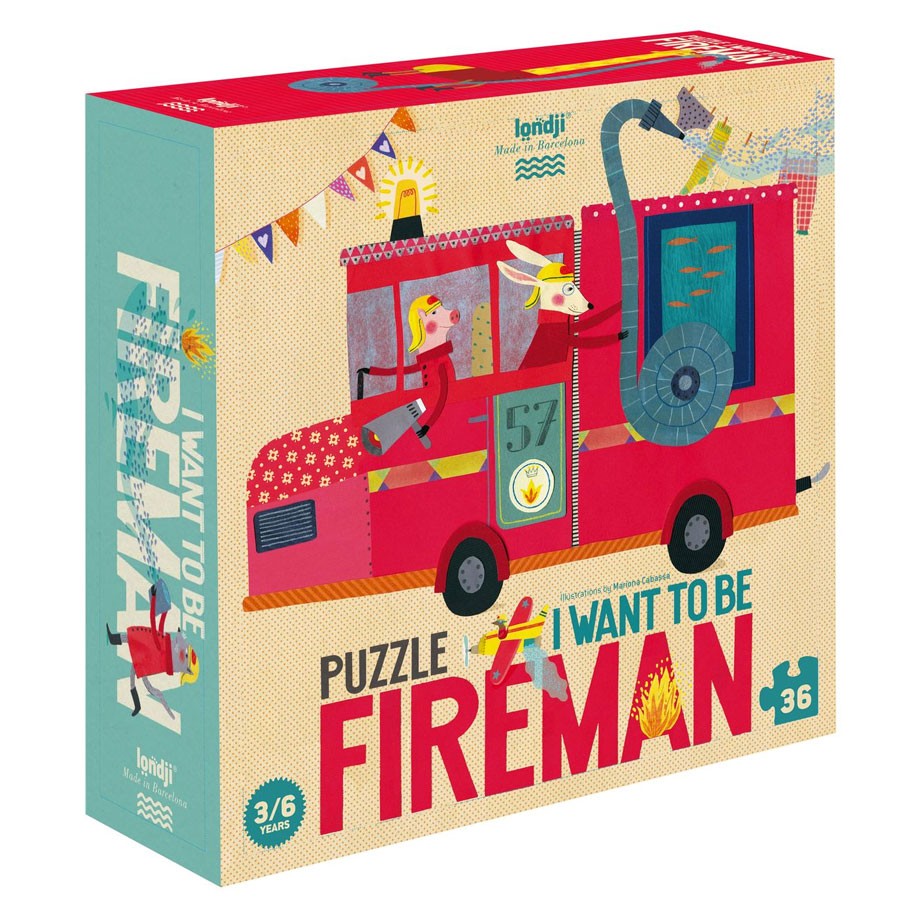 Londji - Puzzle "I wan to be Fireman"
