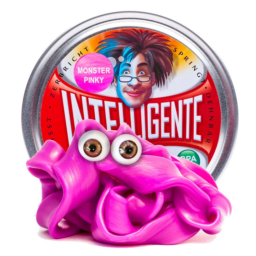 Intelligente Knete - Monster Pinky mit Augen