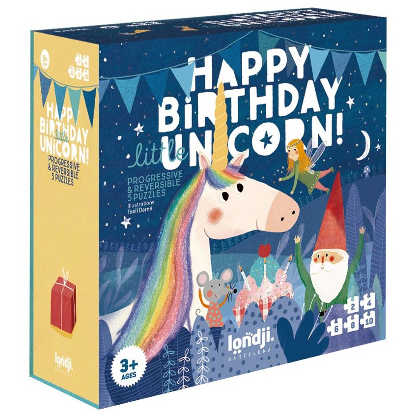 Londji - Puzzle Happy Birthday Unicorn