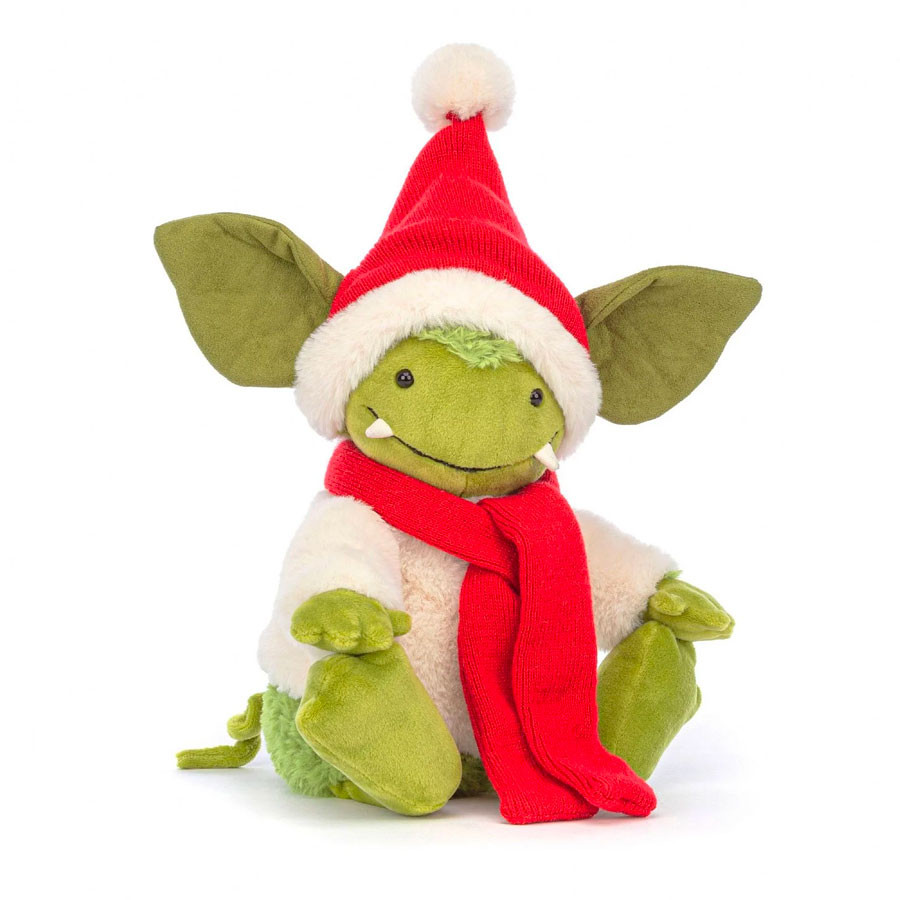 Jellycat - Christmas Grizzo Gremlin
