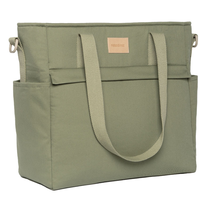 Nobodinoz - Wickeltasche "Baby on the Go" Olive Green