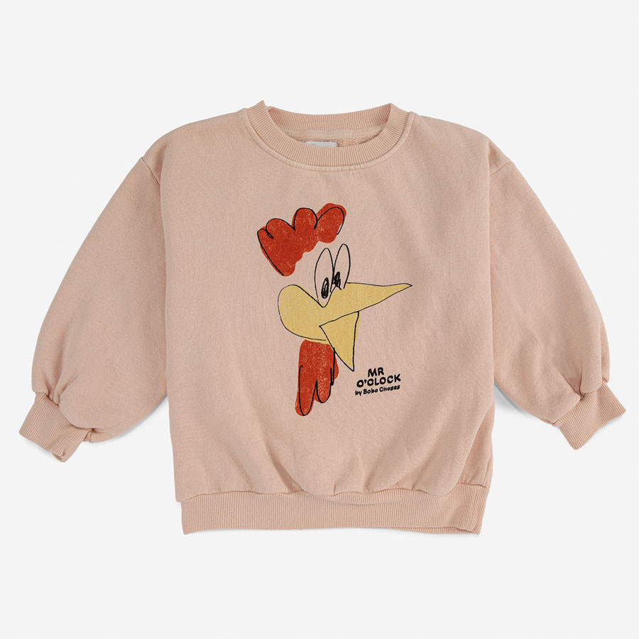 Bobo Choses - Sweatshirt "Mr O'Clock" Rosa