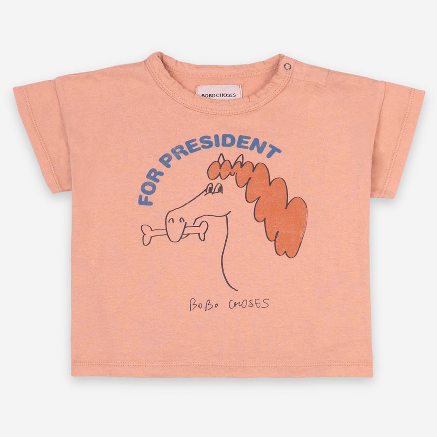 Bobo Choses - T-Shirt "Fetching Horse" Rose