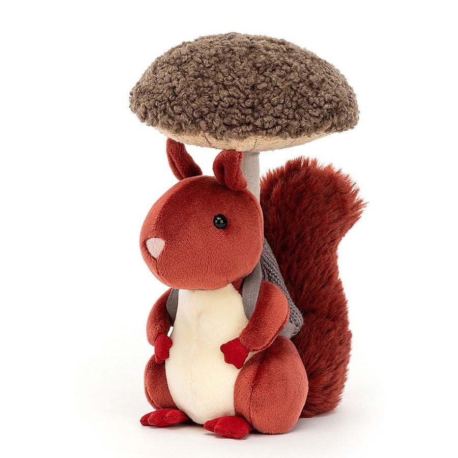 Jellycat - Eichhörnchen "Fungi Forager Squirrel"