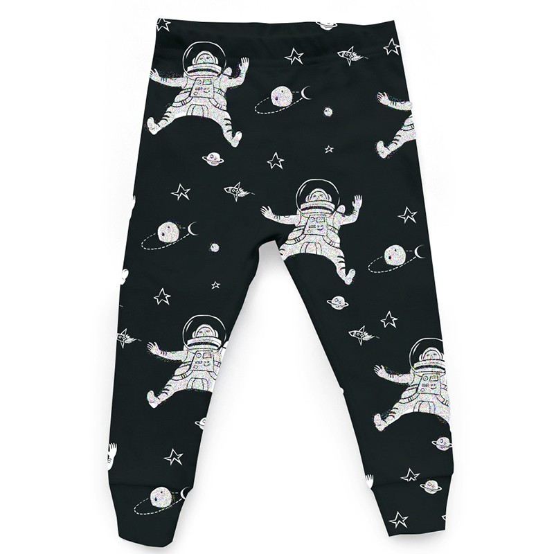 Tobias and the Bear - Leggings "Astronaut" Schwarz