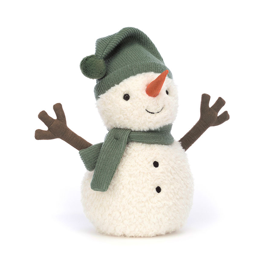 Jellycat - Großer Schneemann Maddy - Grün