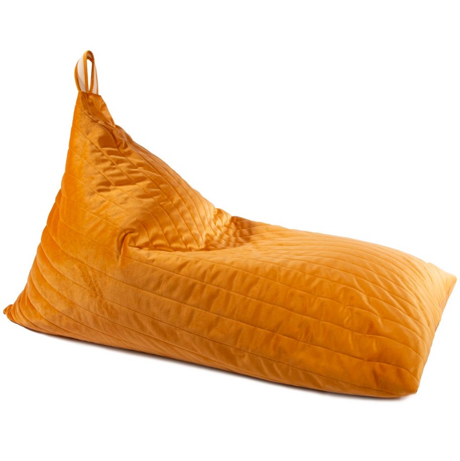 Nobodinoz - Savanna Velvet Essaouira Beanbag Farniente Yellow