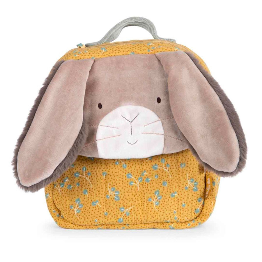 Moulin Roty - Kleiner Rucksack Hase - Ocker