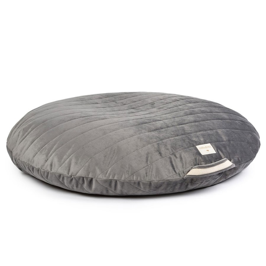 Nobodinoz - Sitzsack Sahara Velvet Slate Grey