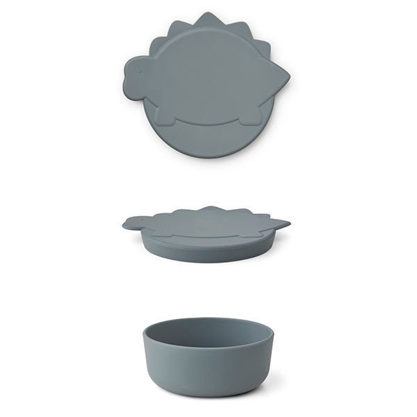 Liewood - Snackbox Dino Blue Mix Charlot