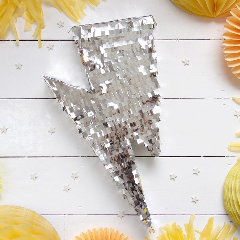 Piñata - Glitzerblitz in Silber