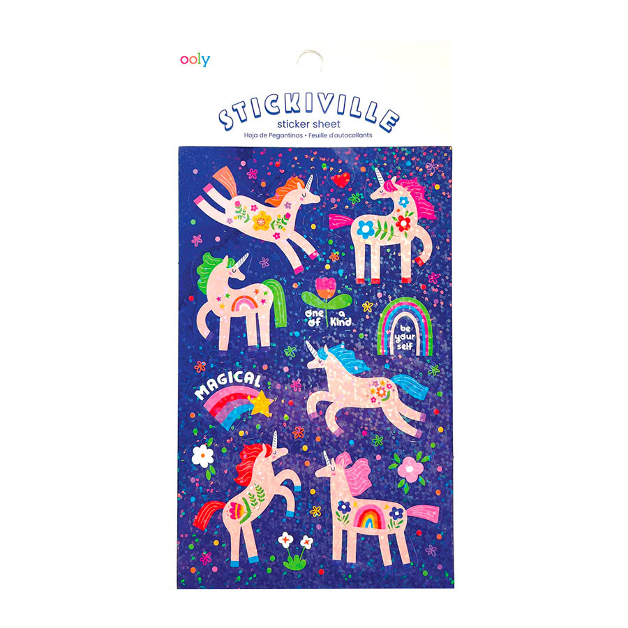 OOLY - Aufkleber Magical Unicorns Stickiville - 10 Stk