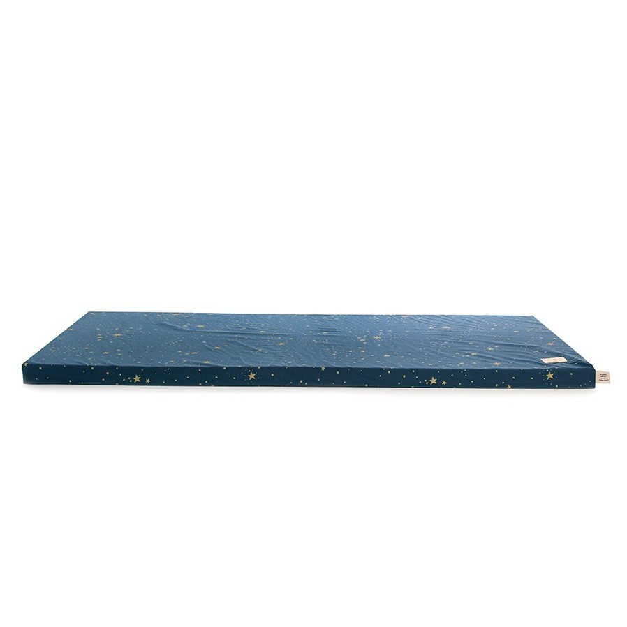 Nobodinoz - Spielmatratze "St Barth" Gold Blau