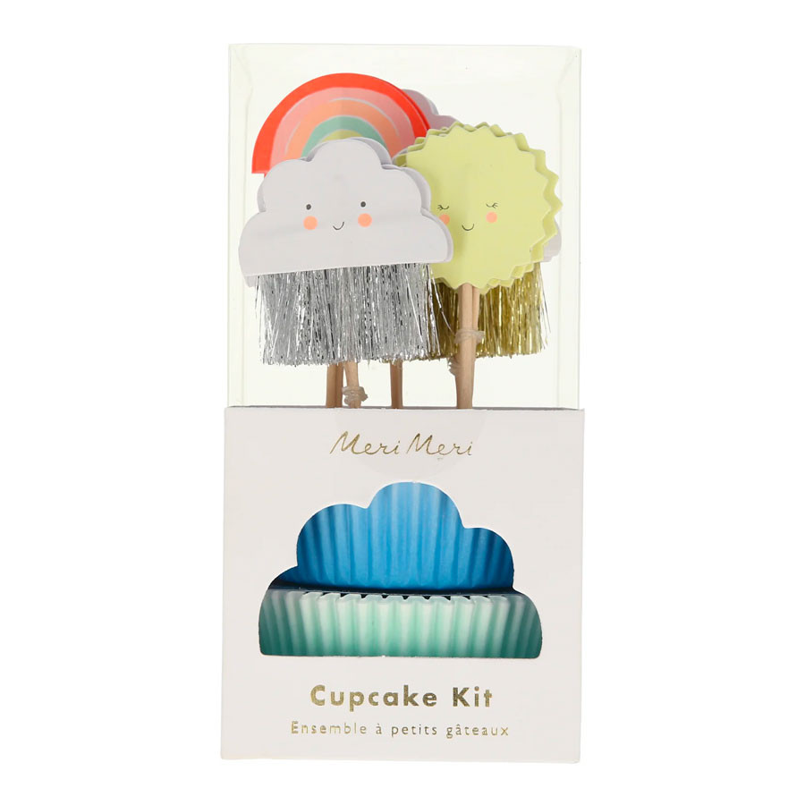 Meri Meri - Cupcake Set Happy Weather - 24 Stk