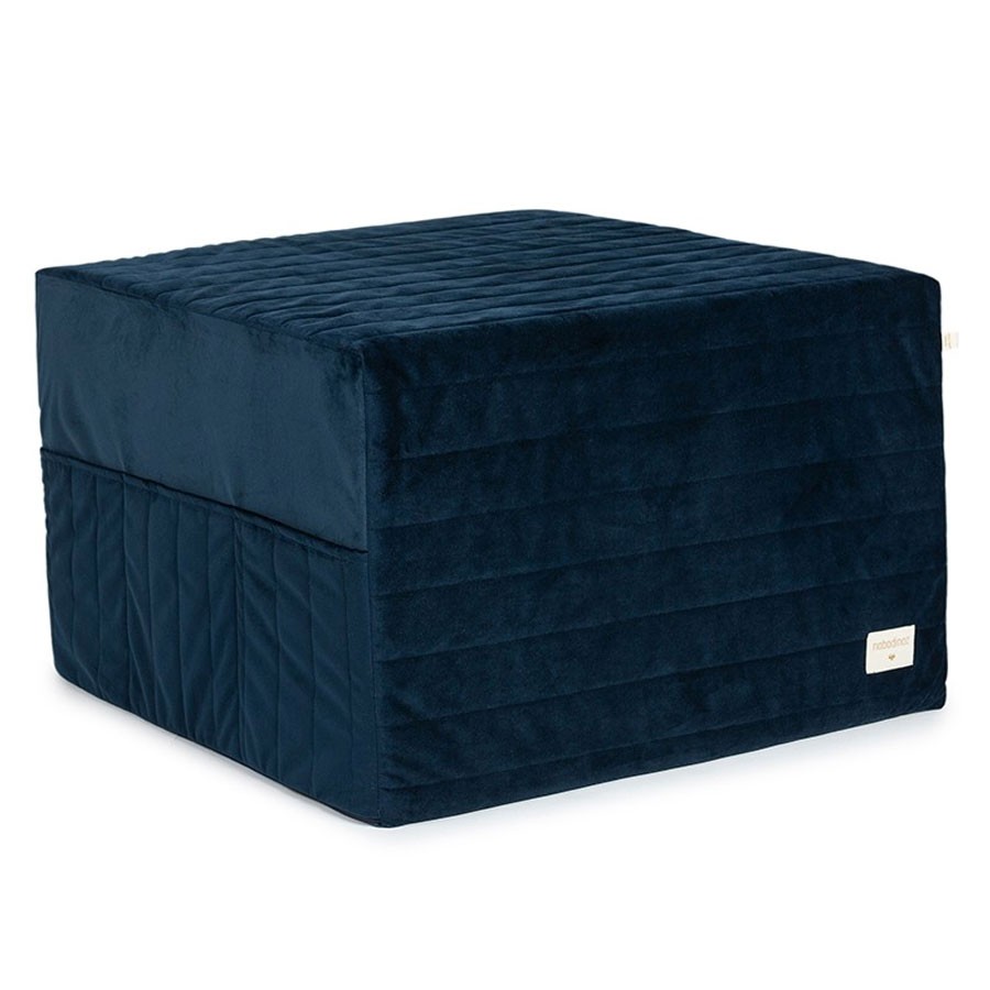 Nobodinoz - Faltbare Matratze "Velvet Night Blue"
