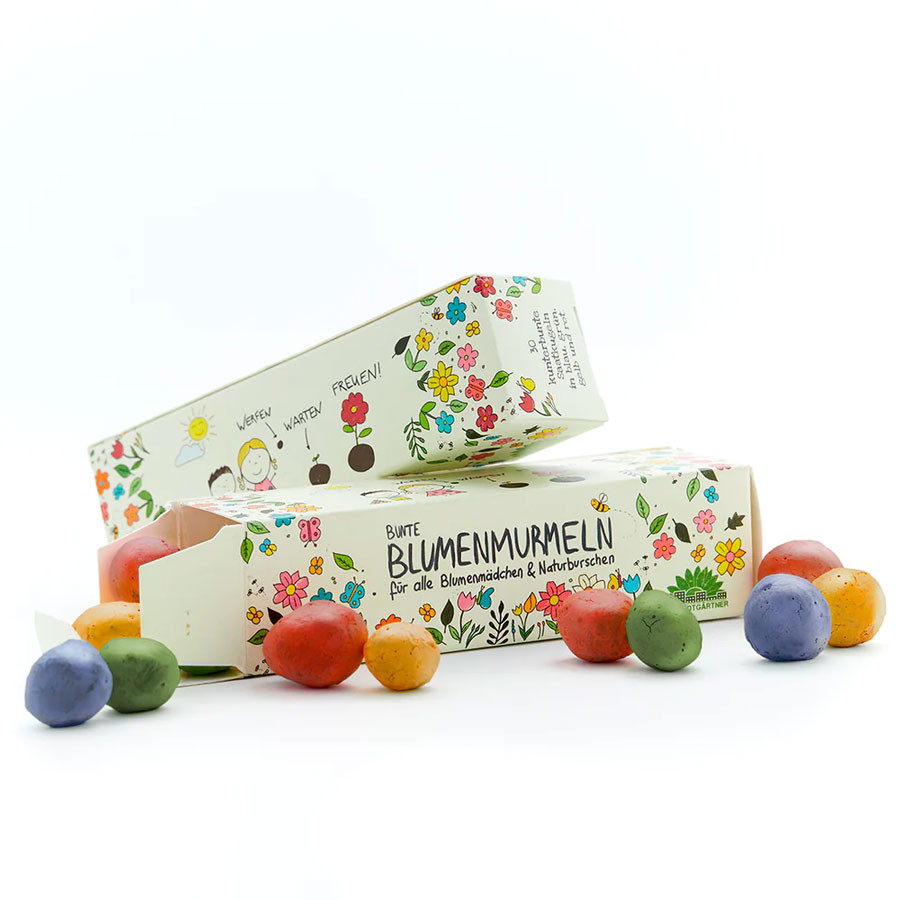 Die Stadtgärtner - Bunte Blumenmurmeln - Seedbombs