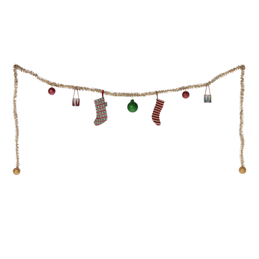 Maileg - Große Weihnachtsgirlande - Gold