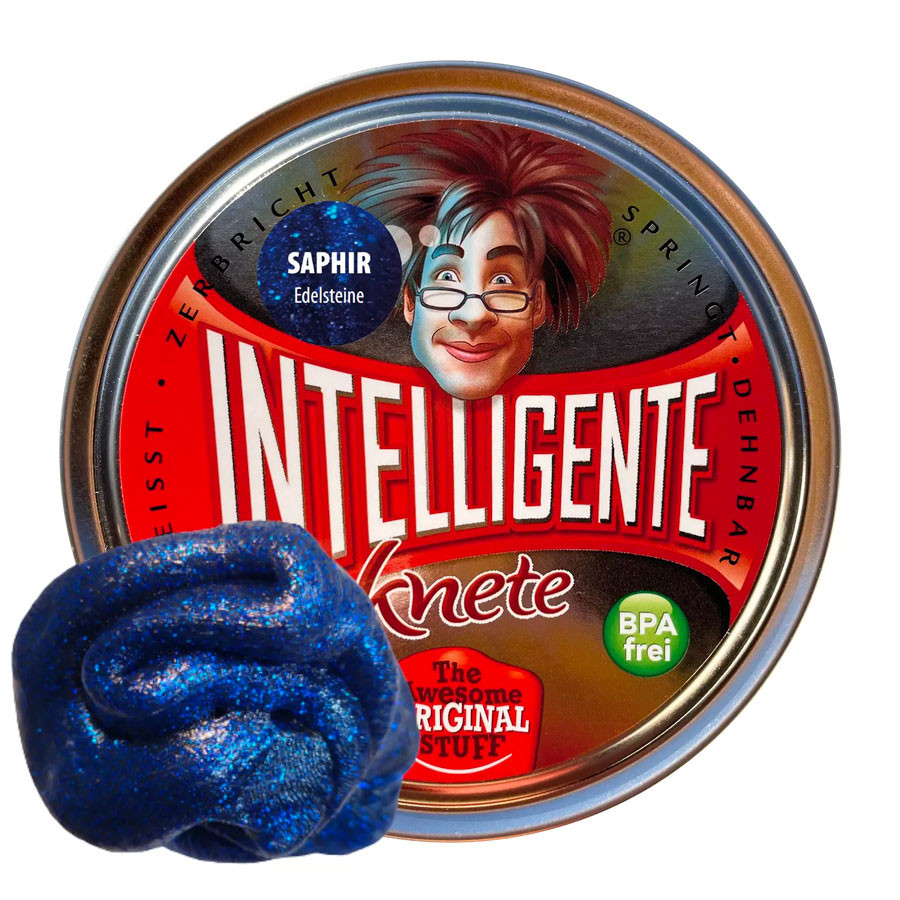 Intelligente Knete - Saphir Edelsteine