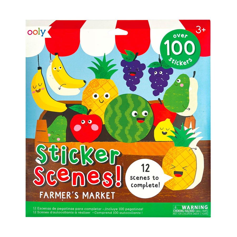 OOLY - Aufkleber Set "Farmer's Market" - 100 Sticker