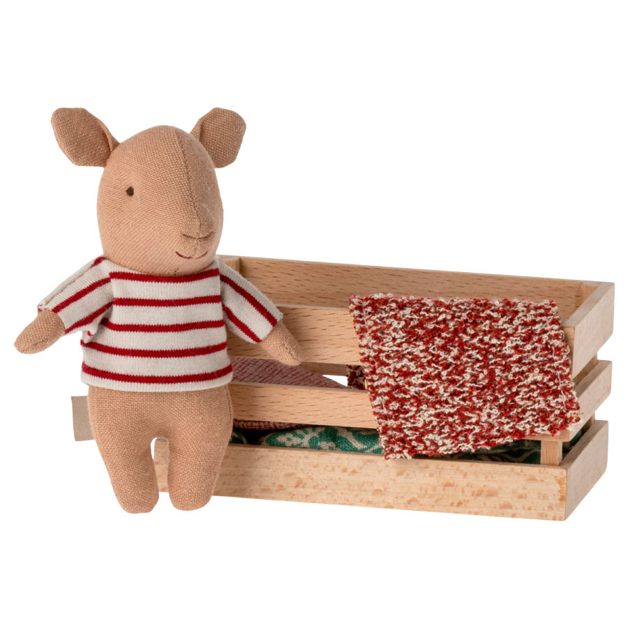 Maileg - Schwein in der Box - Baby Mädchen