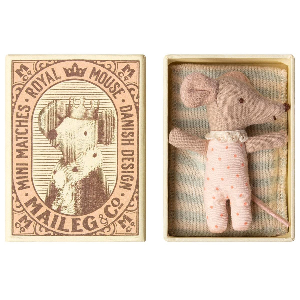 Maileg - Kleine Schlafmaus in der Schachtel