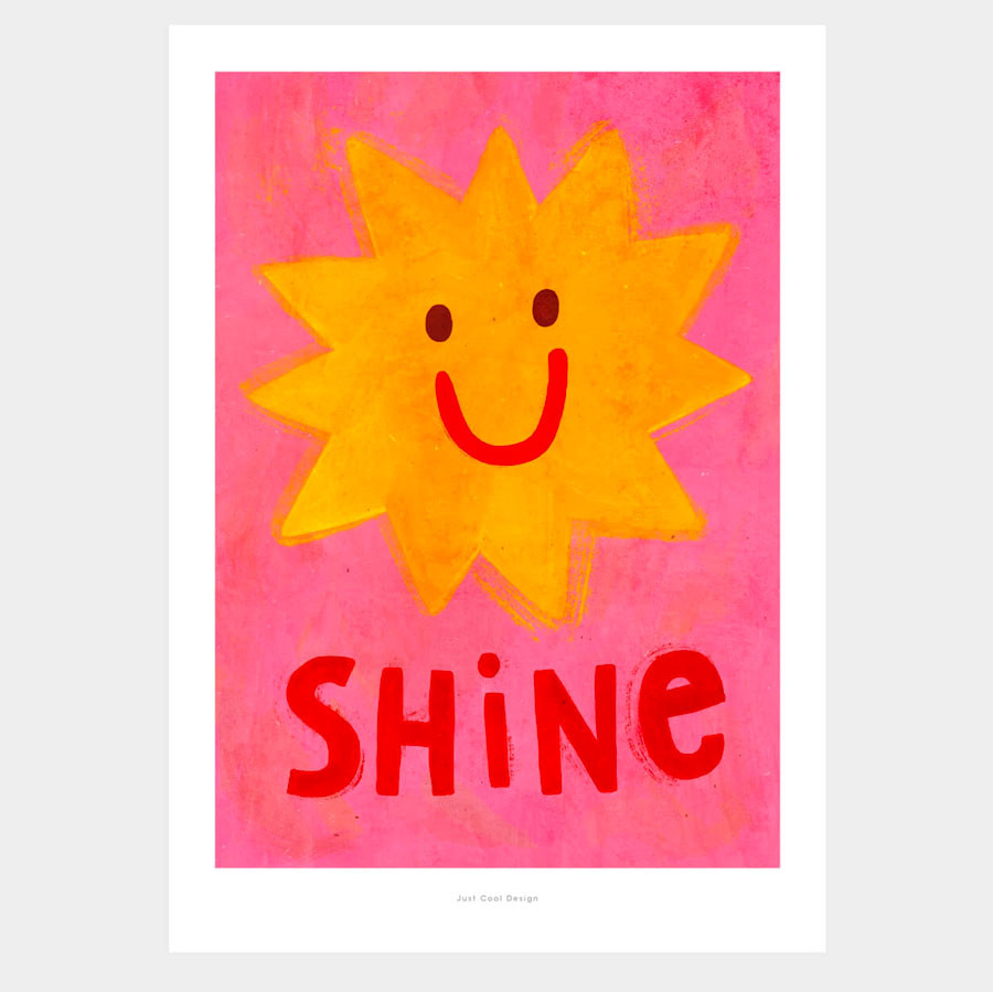 Kunstdruck Poster "Sonne" DIN A3