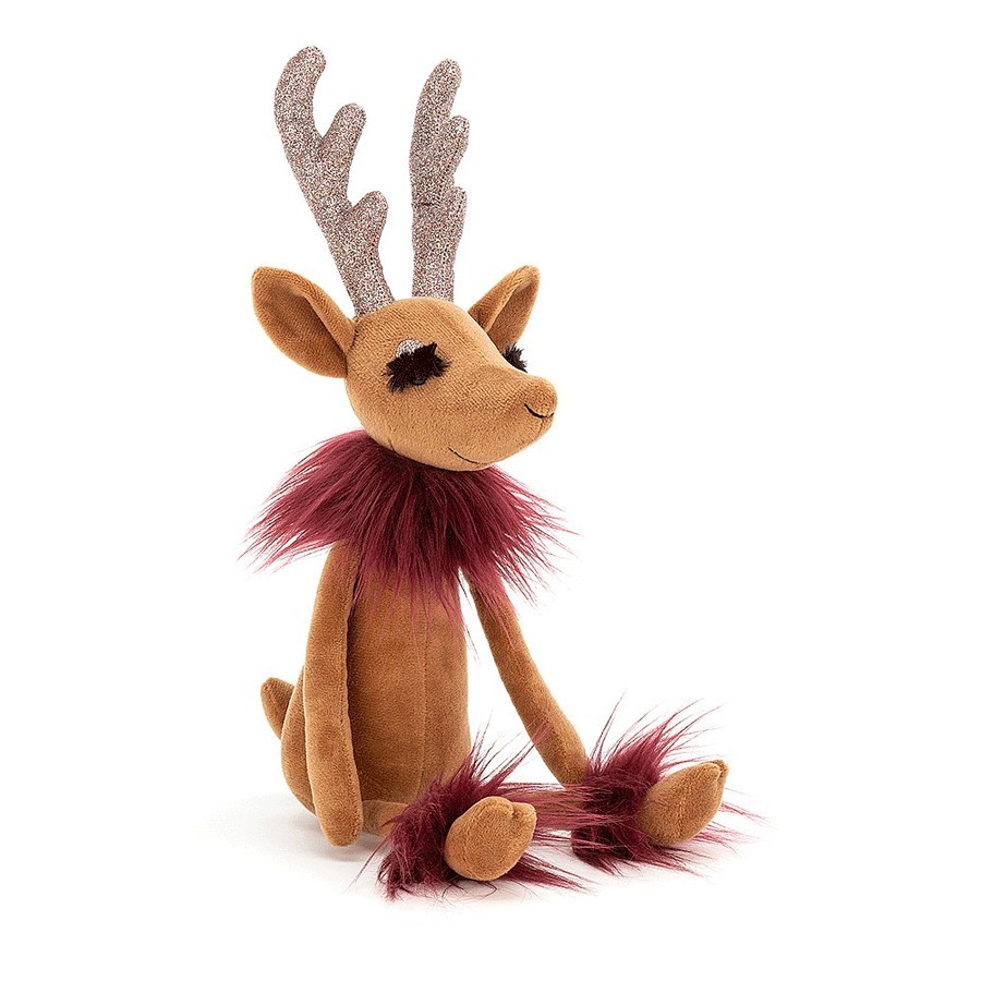 Jellycat - Rentier mit Glitzer zum kuscheln