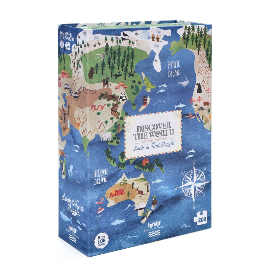 Londji - Puzzle "Discover the World" ab 6 Jahre