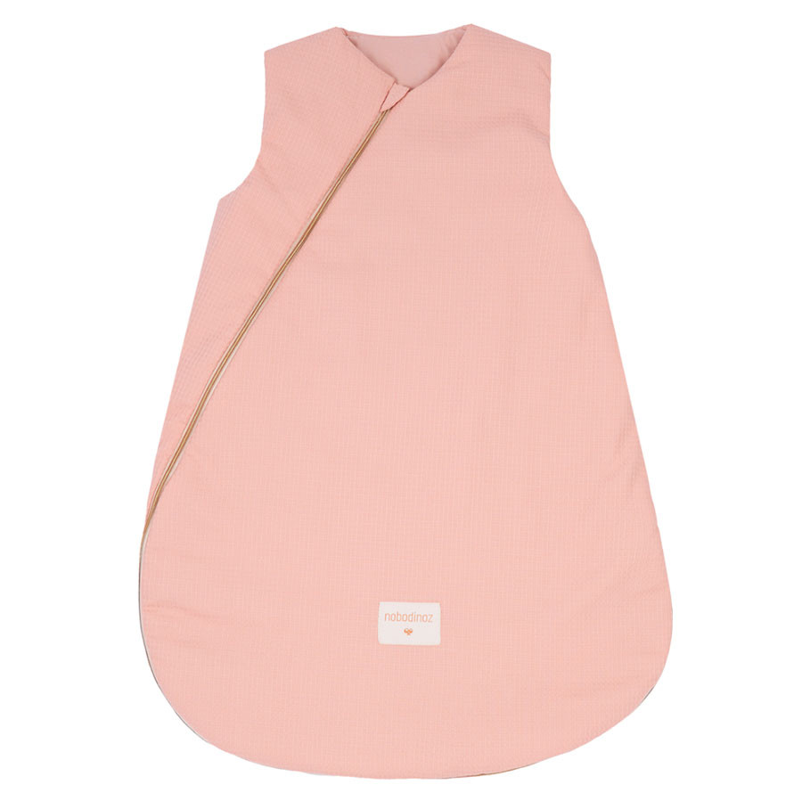 Nobodinoz - Babyschlafsack "Cocoon" Honeycomb Misty Pink