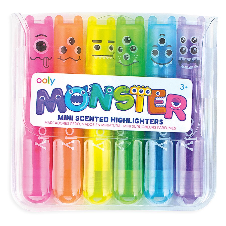 OOLY - Monster Marker Mini mit Duft - 6 Stück