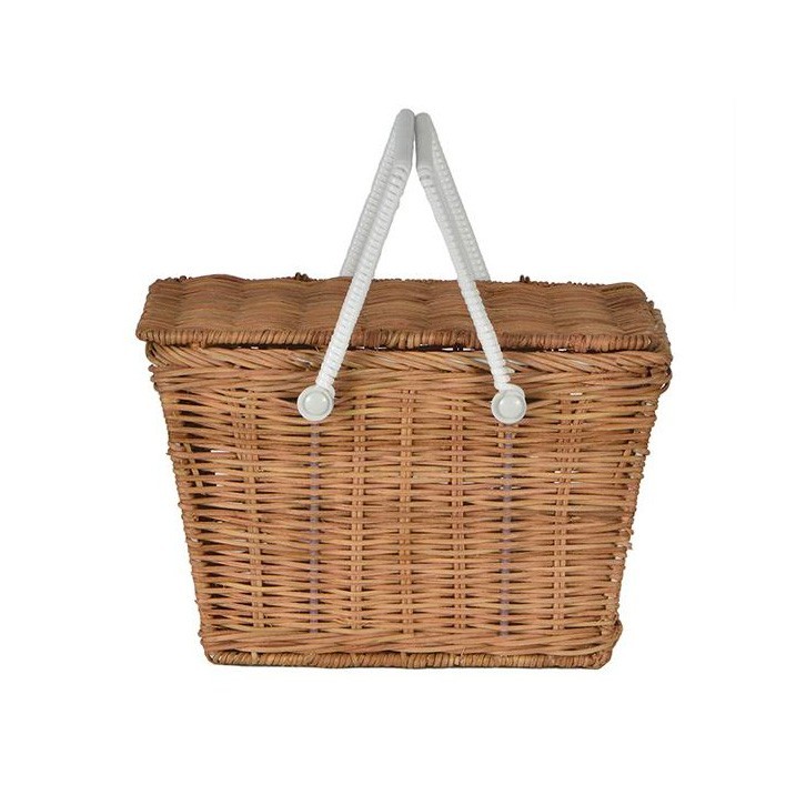 Olli Ella - Handmade Picnic Basket Natural