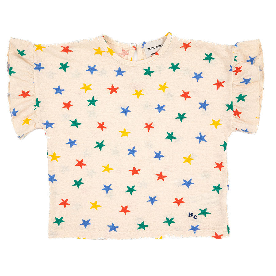 Bobo Choses - Baby T-Shirt - Multicolor Stars All Over
