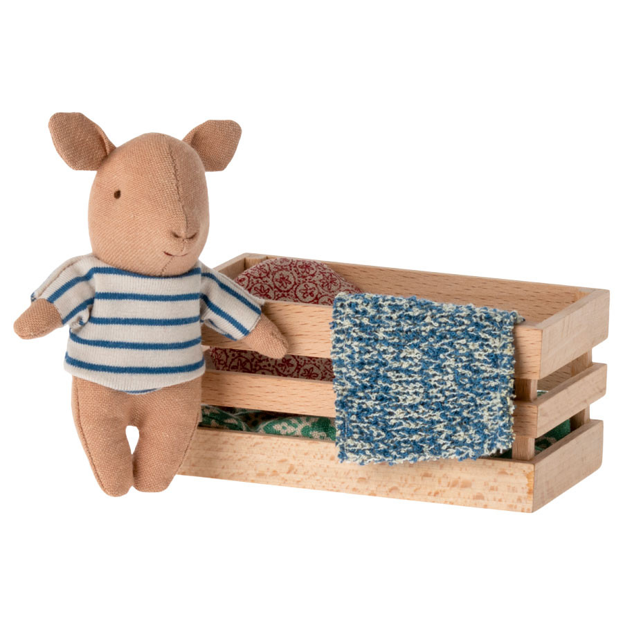 Maileg - Schwein in der Box - Baby Junge