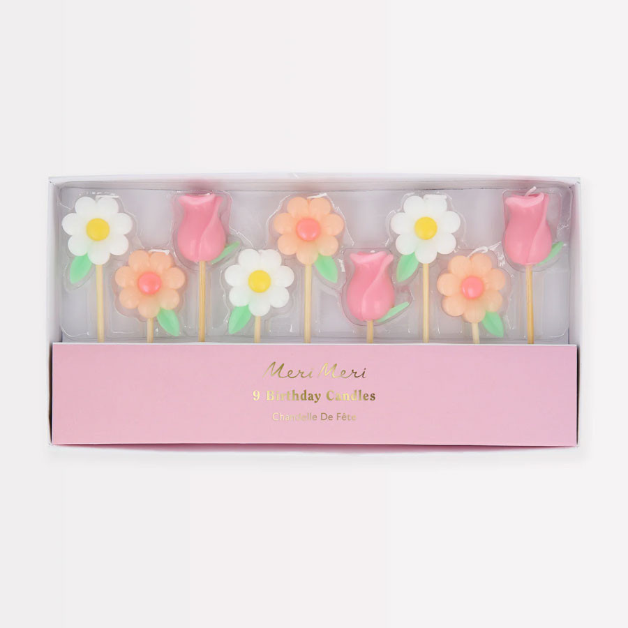 Meri Meri - Kuchenkerzen Blumen