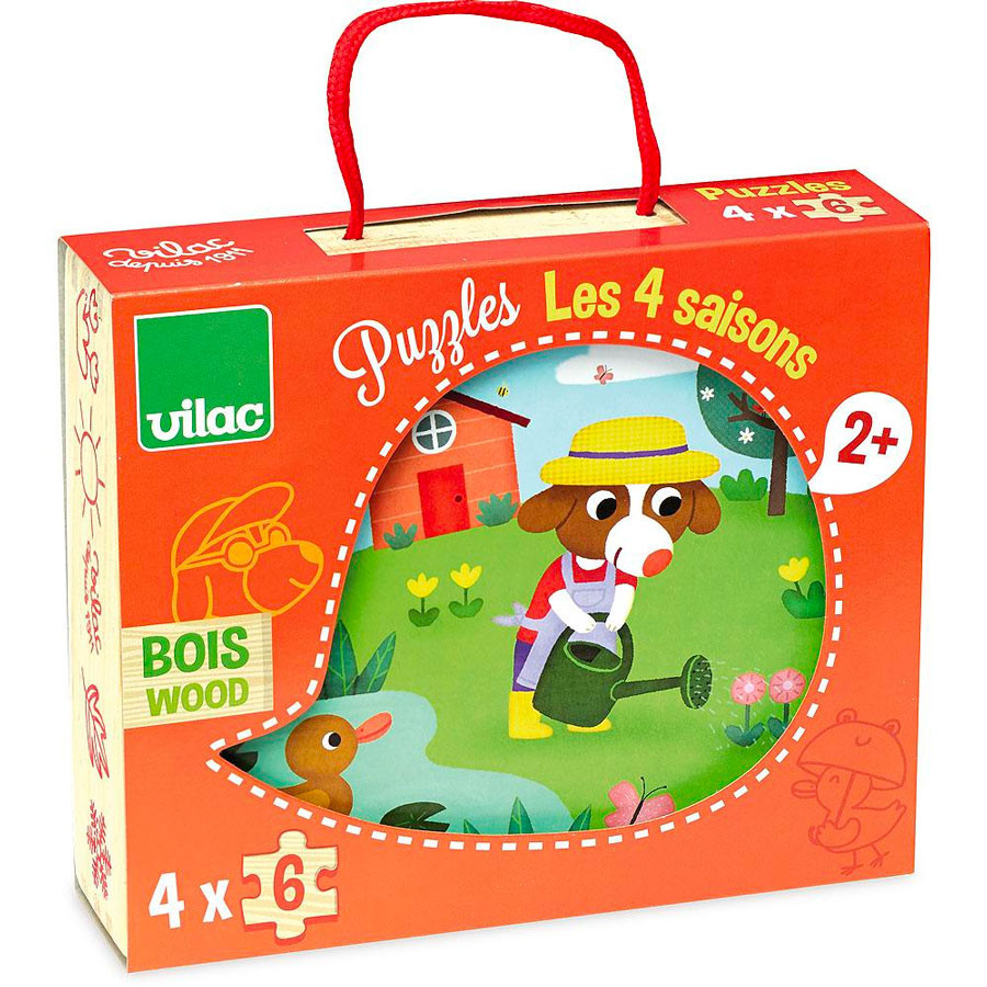 Vilac - 4 Puzzles "4 Jahreszeiten"